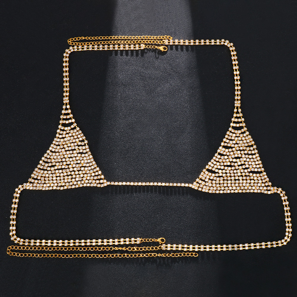 Fashionable Triangle Bikini Rh - Body Jewelry Rhinestone recensie en prijs