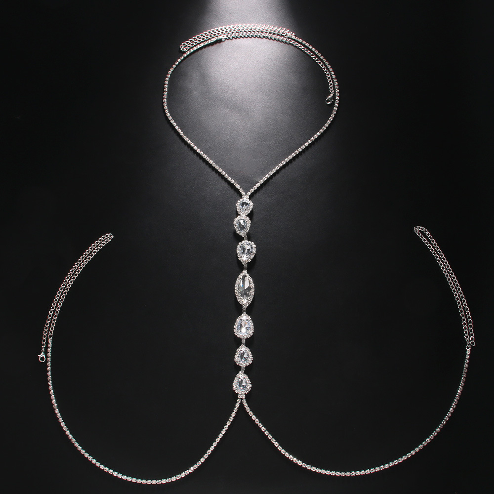 Fashion Sexy Water Drop Neckla - Body Jewelry Harness recensie en prijs