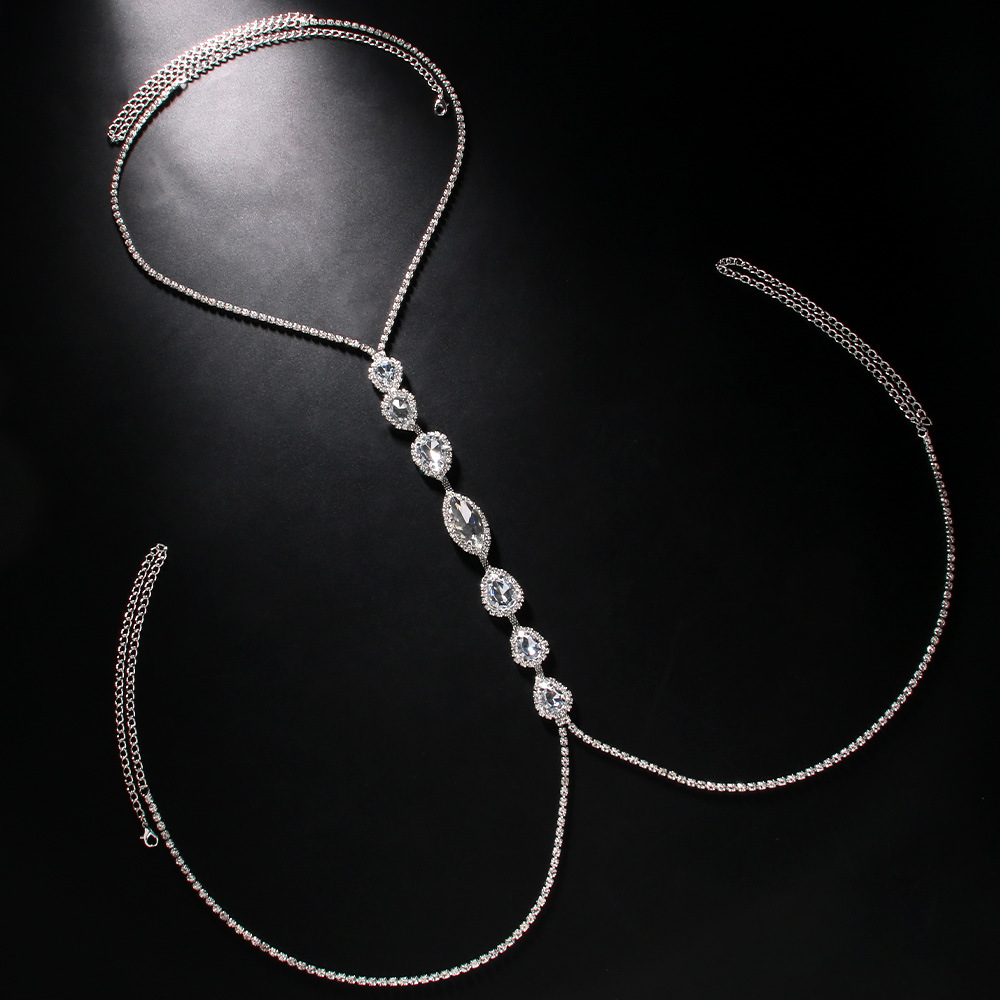 Fashion Sexy Water Drop Neckla - Body Jewelry Harness recensie en prijs