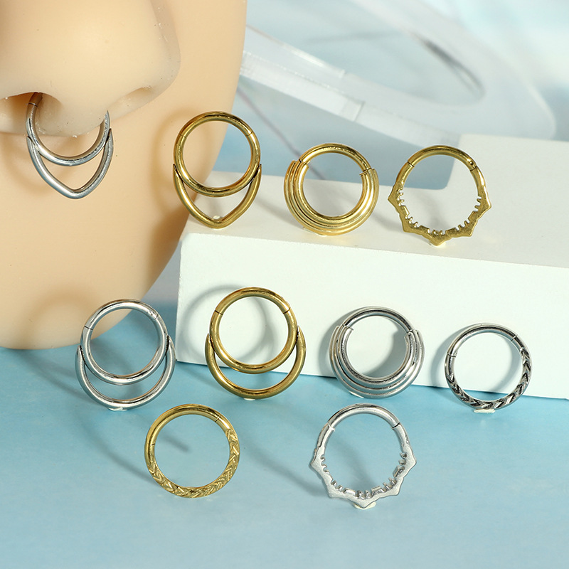 Nose Hoop Earrings Metal Nose  - Body Jewelry Earrings recensie en prijs
