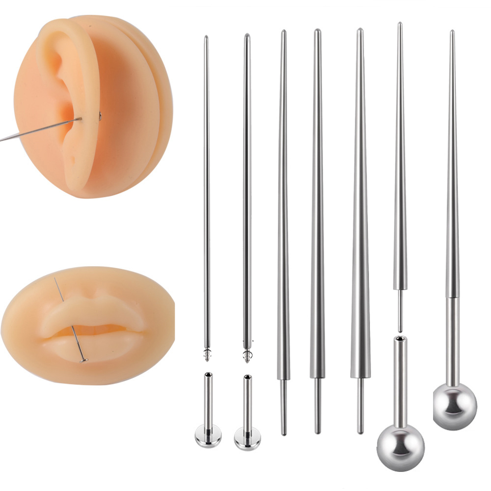 2 pcs Stainless Steel Piercing - Body Jewelry Threadless recensie en prijs
