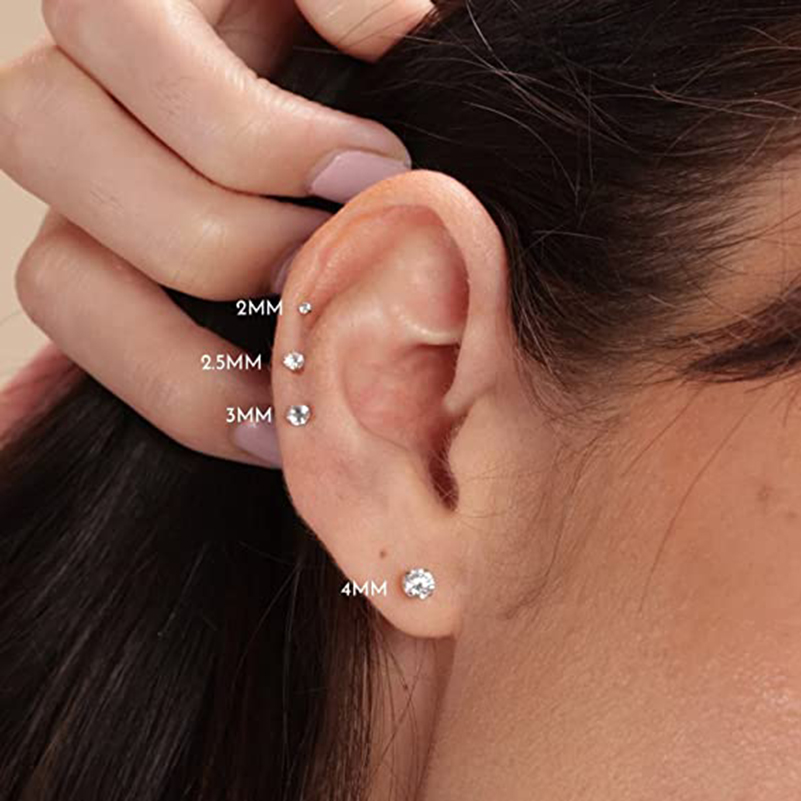 20G Flat Back Threadless Earri - Body Jewelry Threadless recensie en prijs