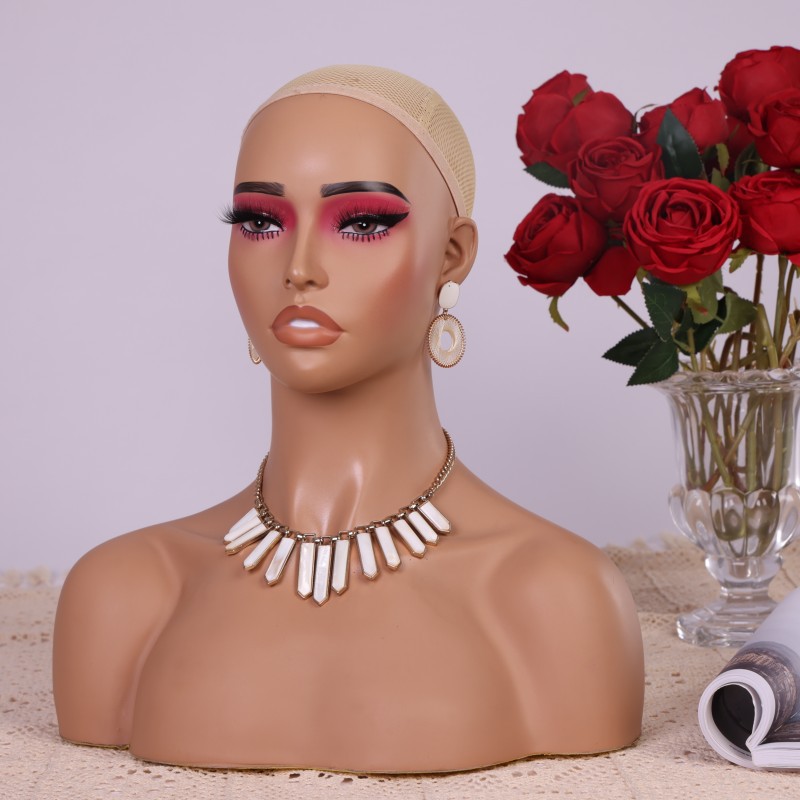 PVC Half Body Mannequin Head w - Body Jewelry Store recensie en prijs