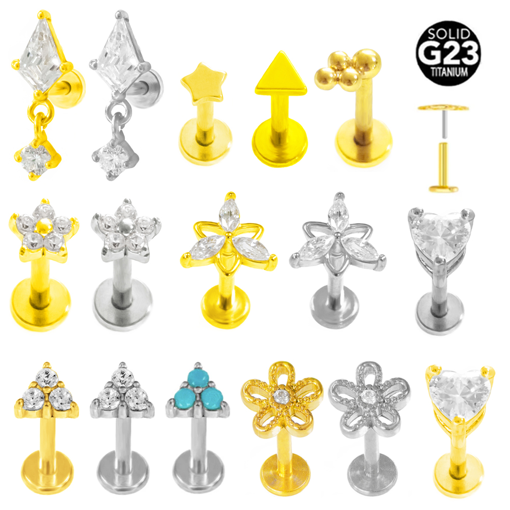 ASTM F136 G23 Titanium Pendant - Body Jewelry Threadless recensie en prijs