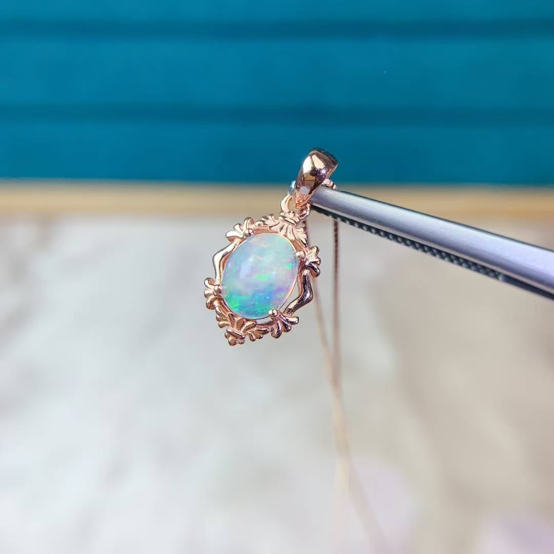 925 Silver Australia Opal Pend - Body Jewelry Australia recensie en prijs