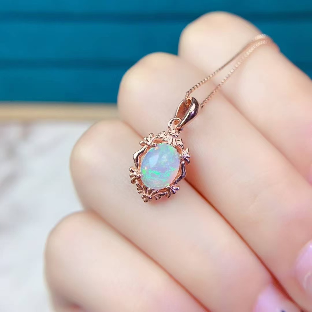 925 Silver Australia Opal Pend - Body Jewelry Australia recensie en prijs