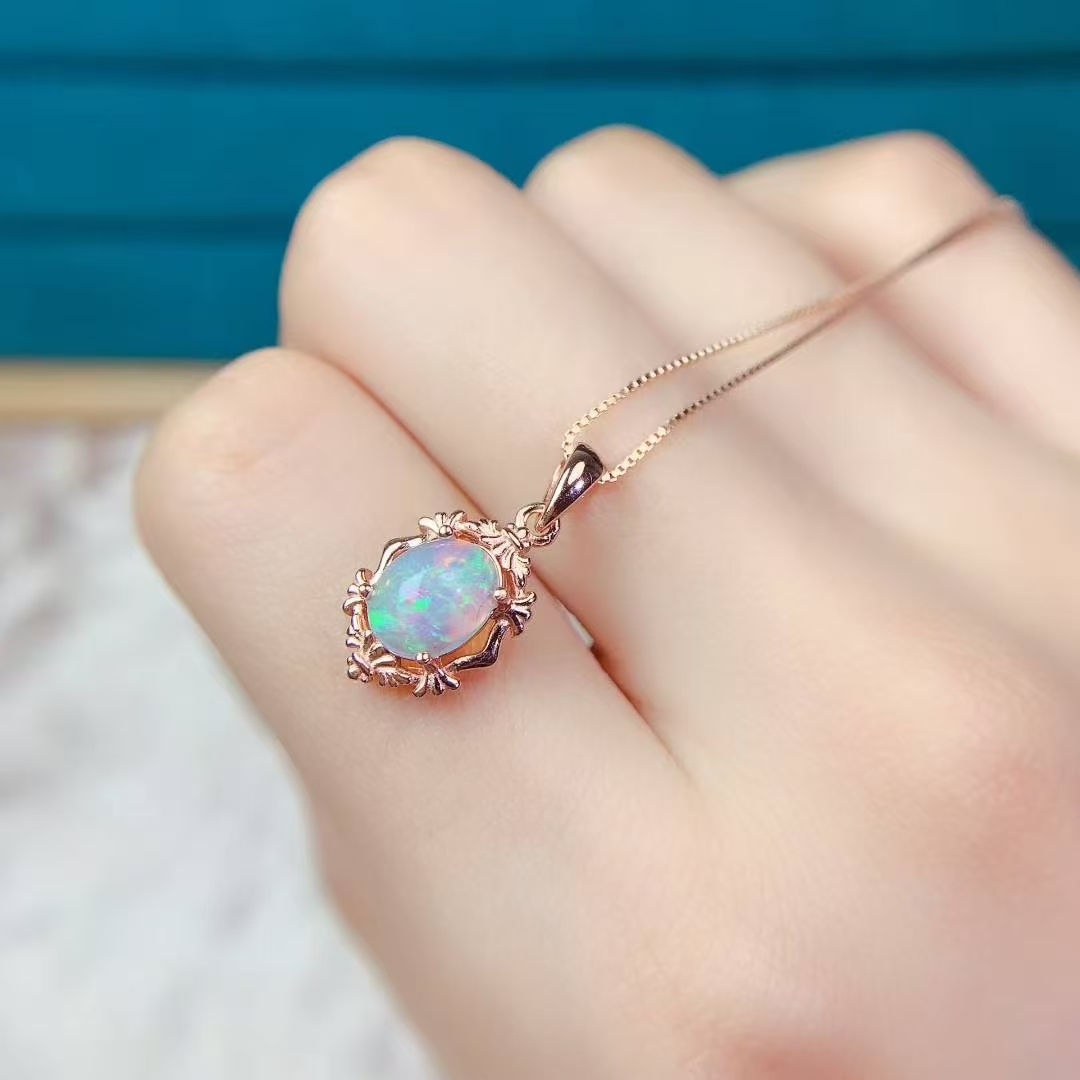 925 Silver Australia Opal Pend - Body Jewelry Australia recensie en prijs