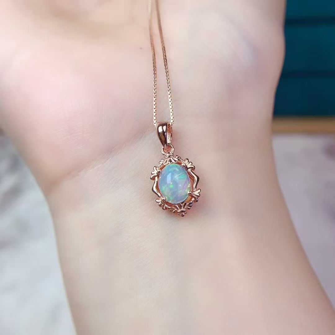 925 Silver Australia Opal Pend - Body Jewelry Australia recensie en prijs