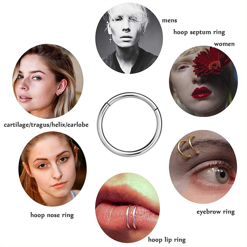 16G 316L Surgical Steel Hinged - Body Jewelry Earrings recensie en prijs