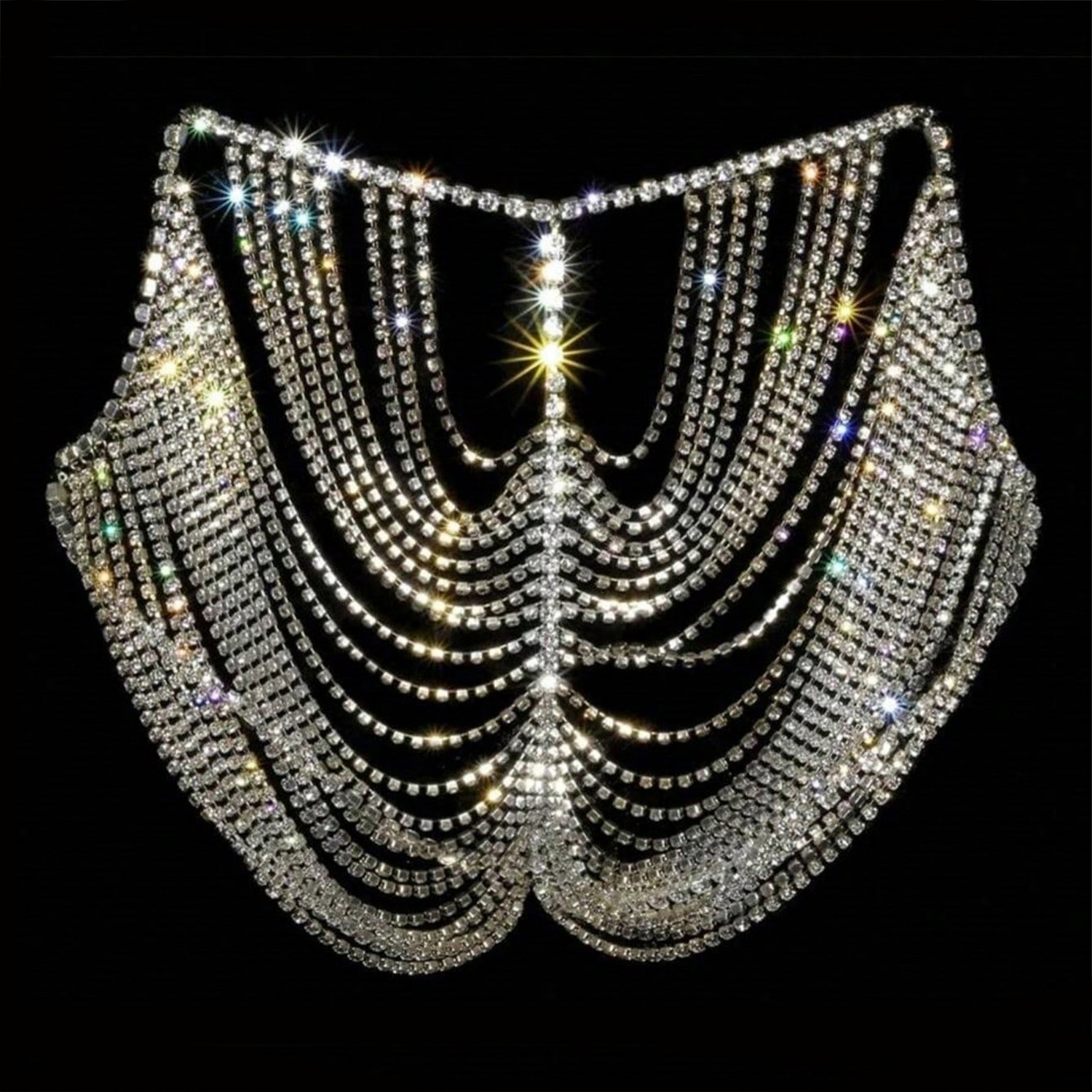 1pcSexy Fashionable Rhinestone - Body Jewelry Rhinestone recensie en prijs