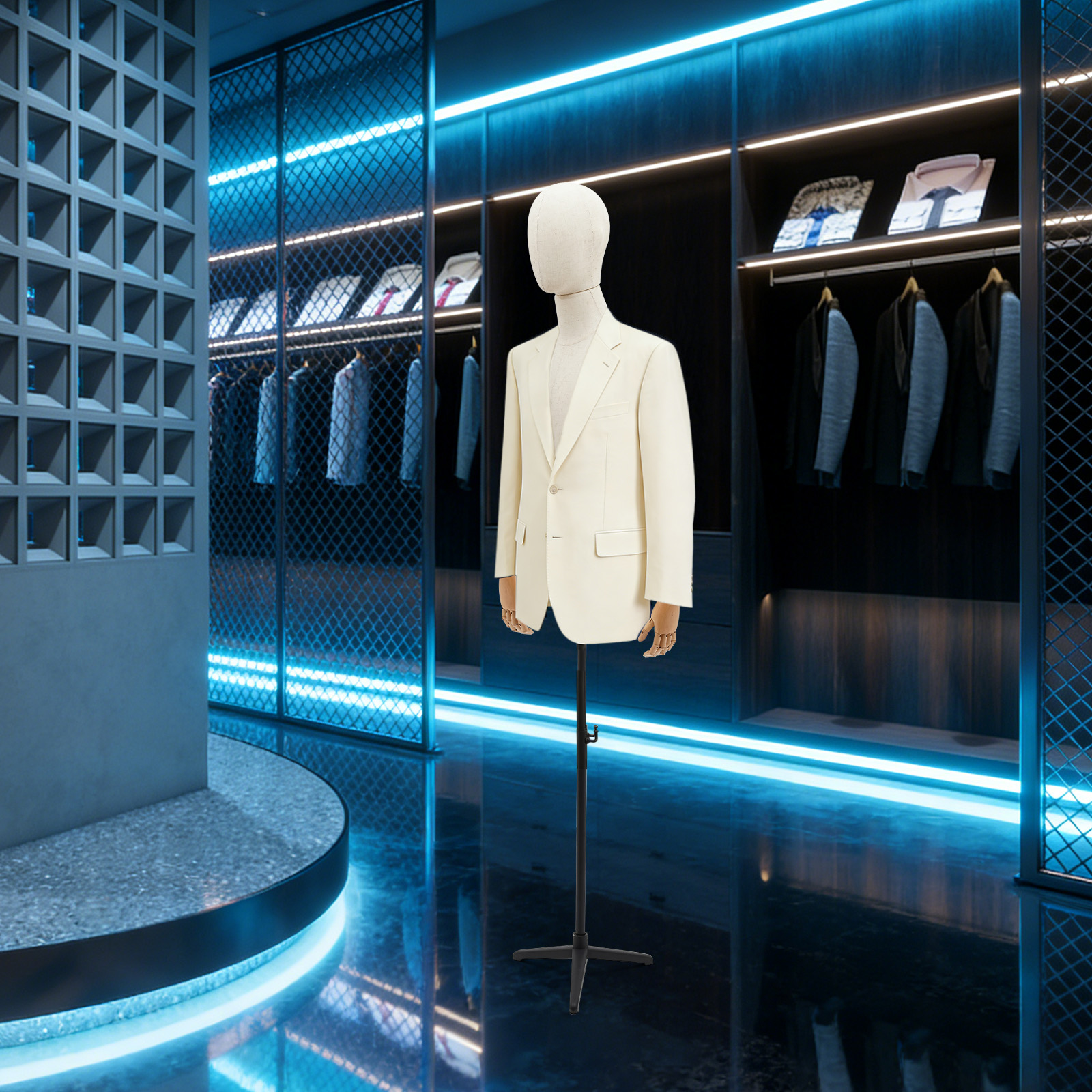 Male Mannequin Display Stand,  - Body Jewelry Store recensie en prijs