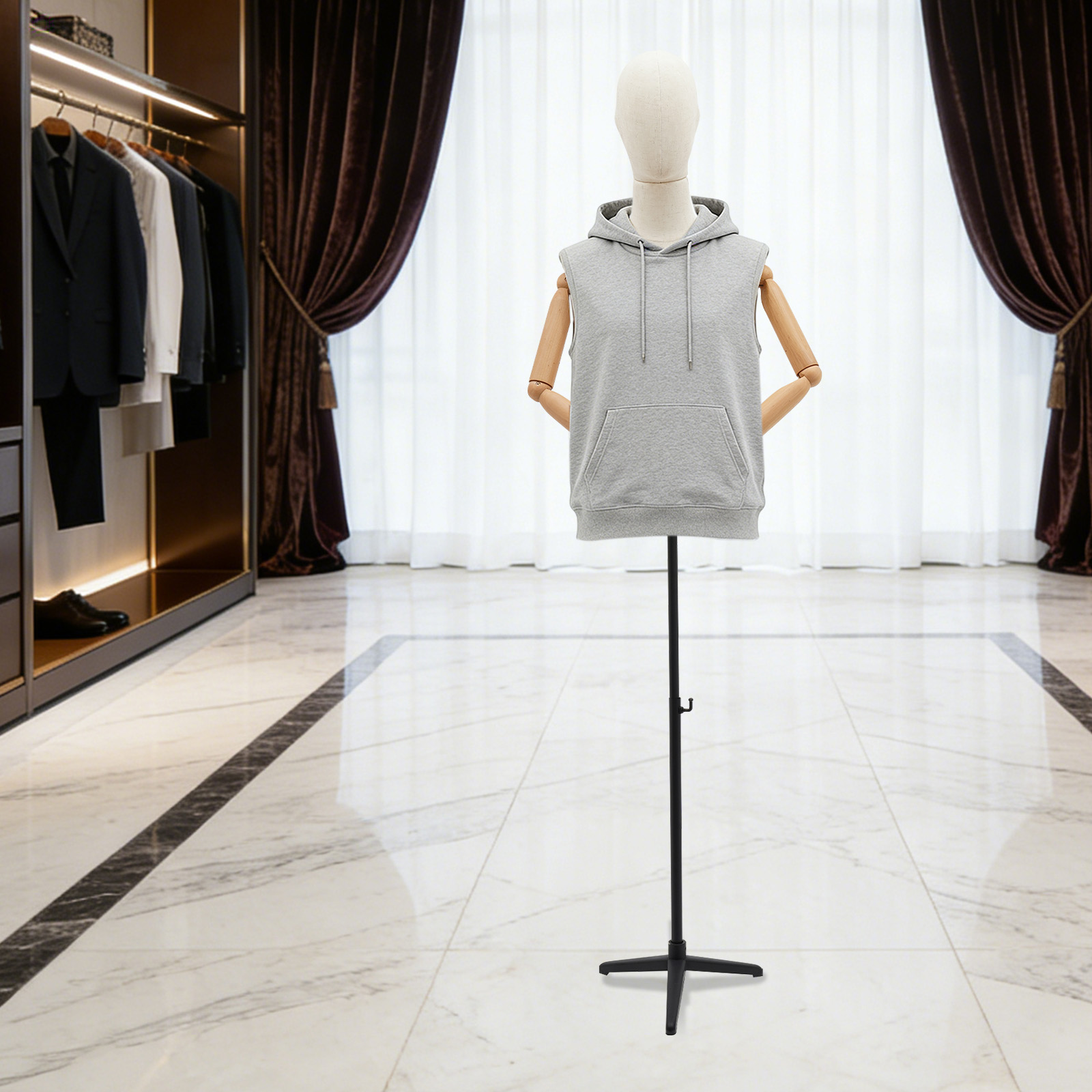 Male Mannequin Display Stand,  - Body Jewelry Store recensie en prijs