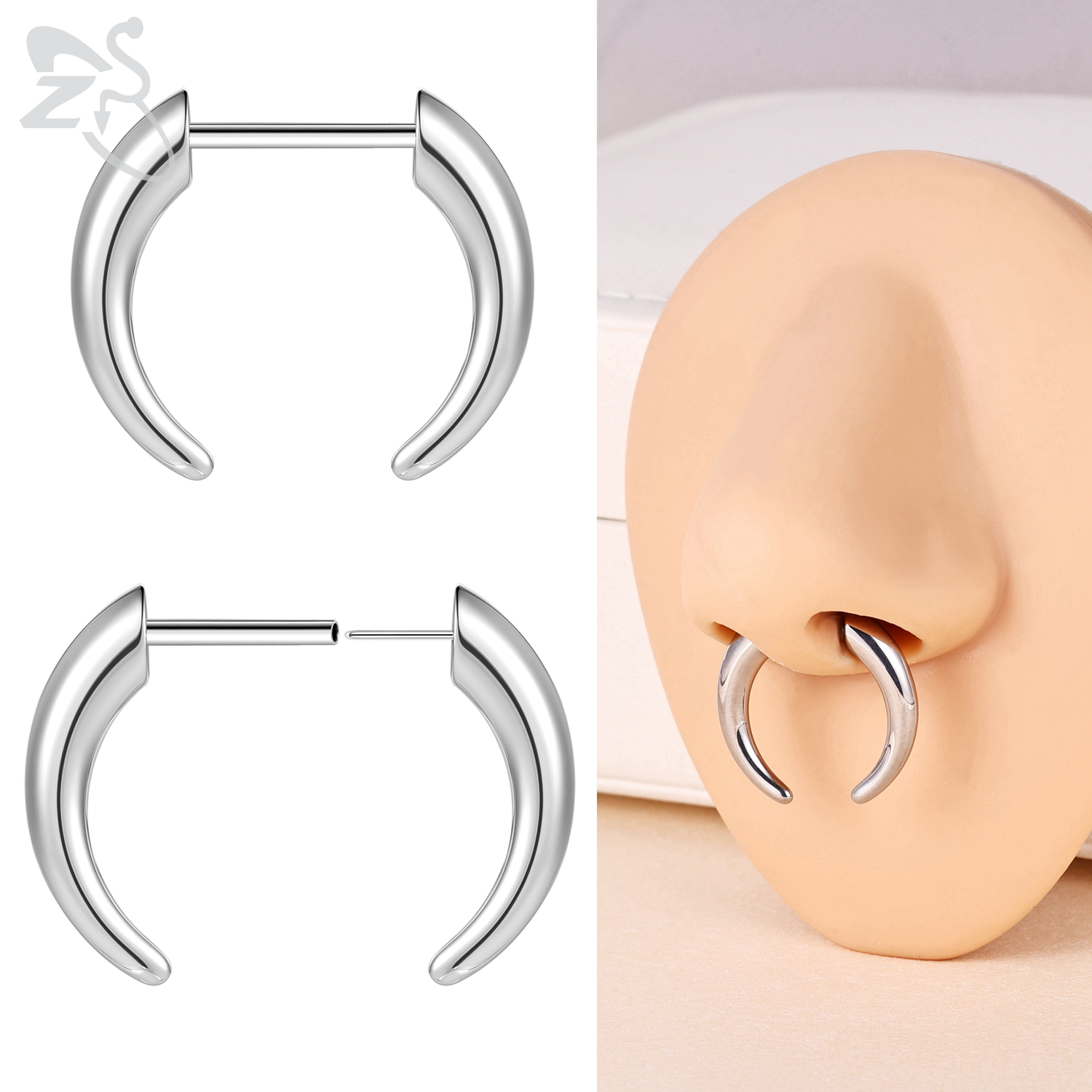 ZS 1 Piece 16G Threadless Stai - Body Jewelry Threadless recensie en prijs