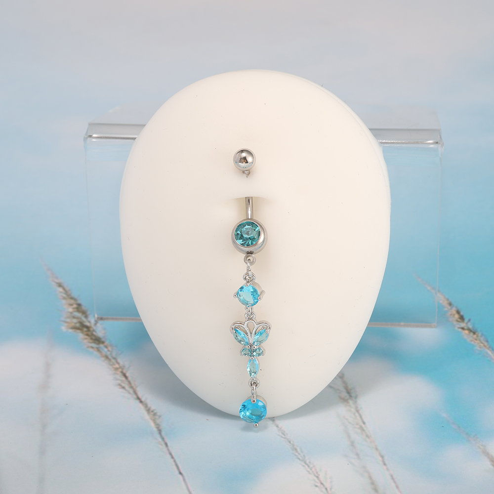 1pc Mixed Style Dangle Belly B - Body Jewelry Co recensie en prijs