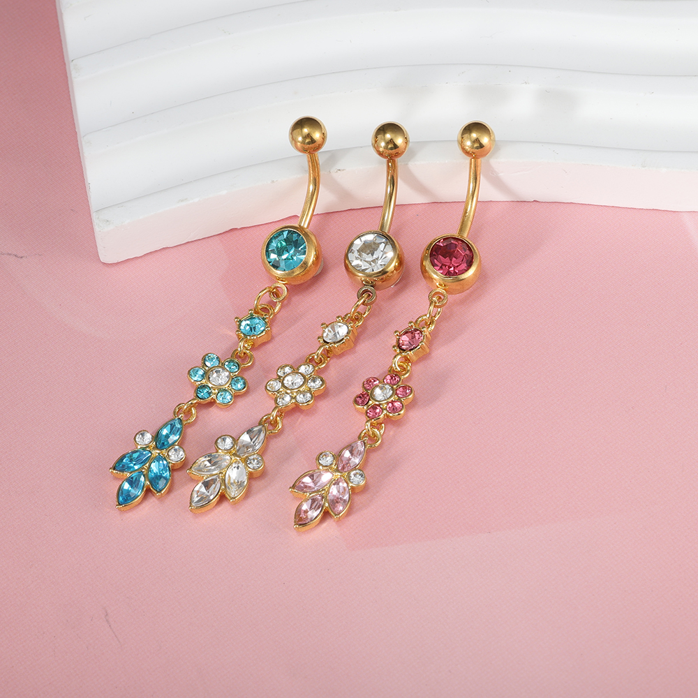 1pc Mixed Style Dangle Belly B - Body Jewelry Co recensie en prijs