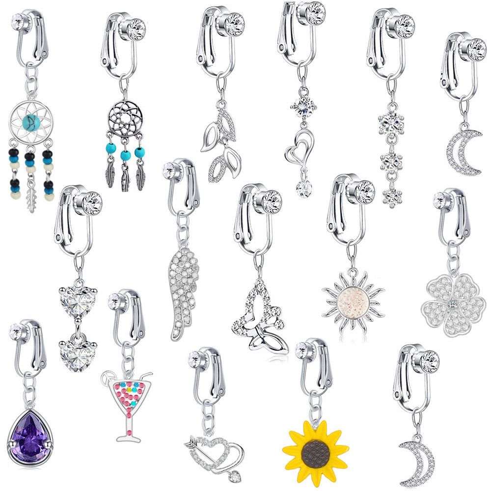 Faux Fake Belly Butterfly Fake - Body Jewelry Belly Button Rings recensie en prijs