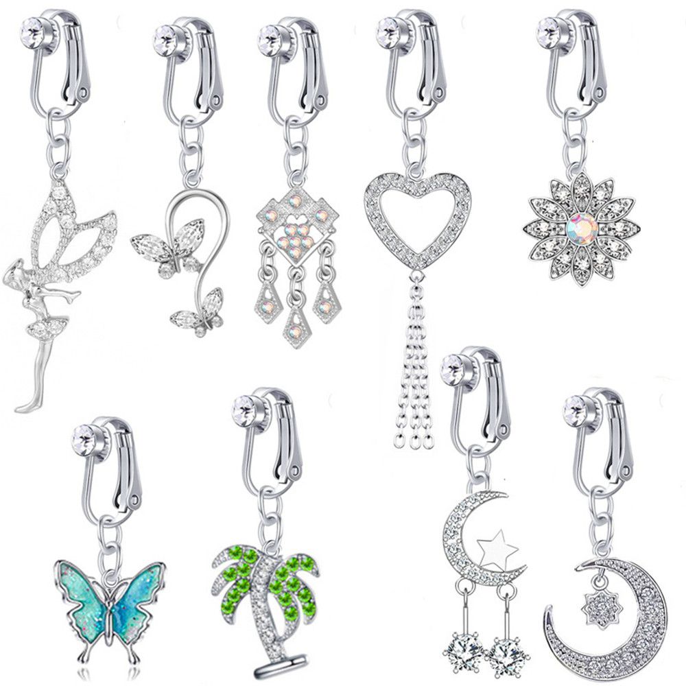 Faux Fake Belly Butterfly Fake - Body Jewelry Belly Button Rings recensie en prijs