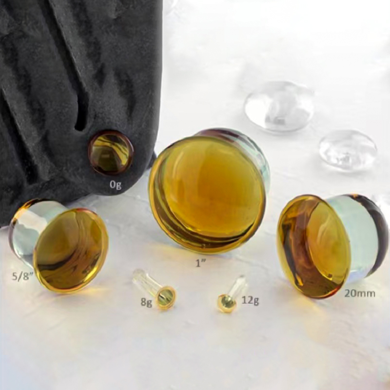 1Pair 1.6-16mm Top Quality Yel - Yellow Body Jewelry recensie en prijs