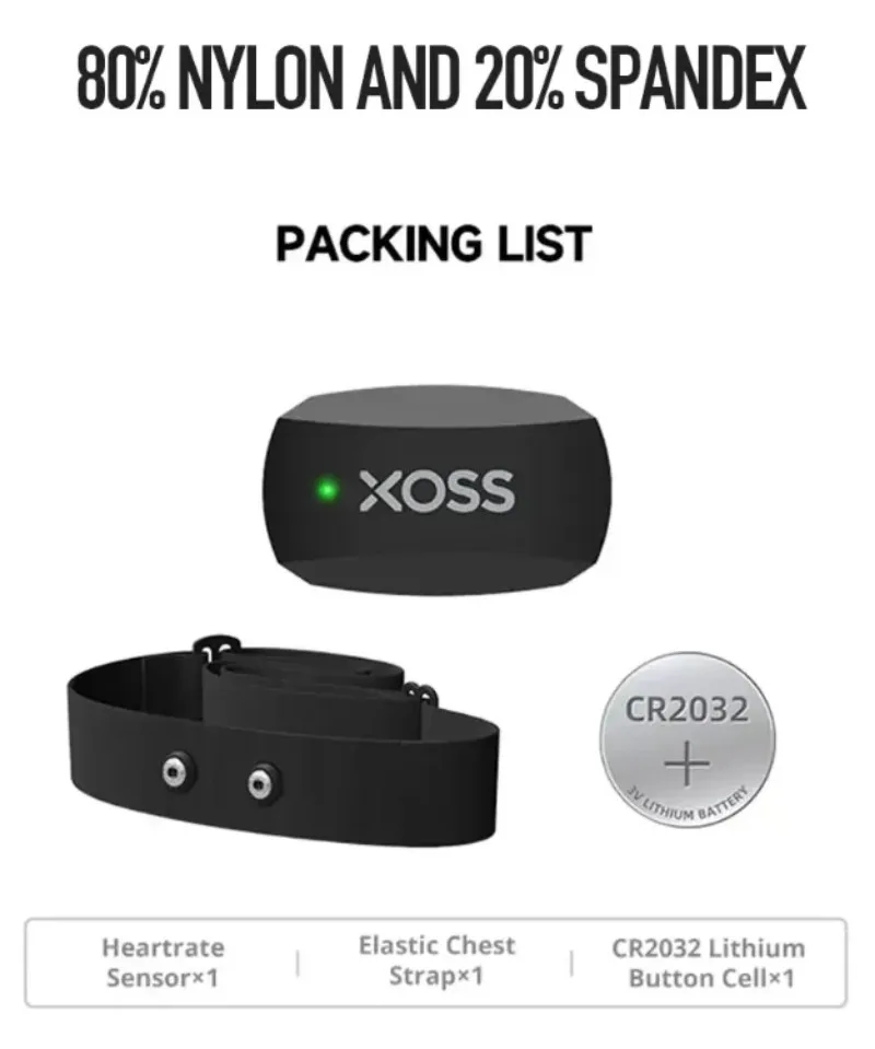 XOSS X2 Chest Strap Heart Sens - Body Jewelry Harness recensie en prijs