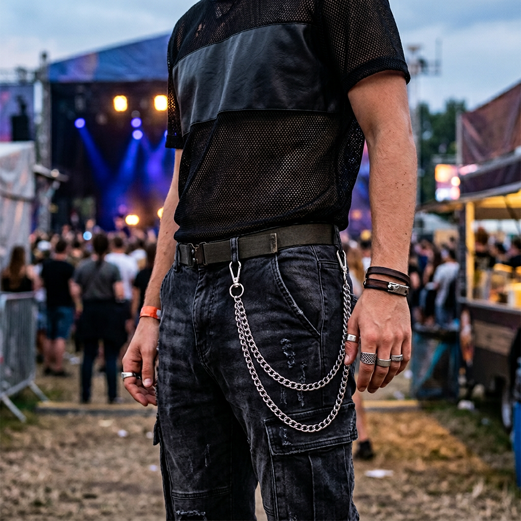 Unisex Hip Hop Punk Rock Metal - Body Jewelry Waist recensie en prijs
