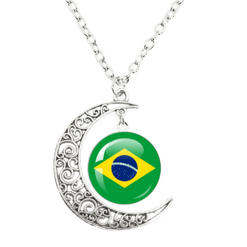 National Flag Moon Pendant Nec - Body Jewelry Australia recensie en prijs
