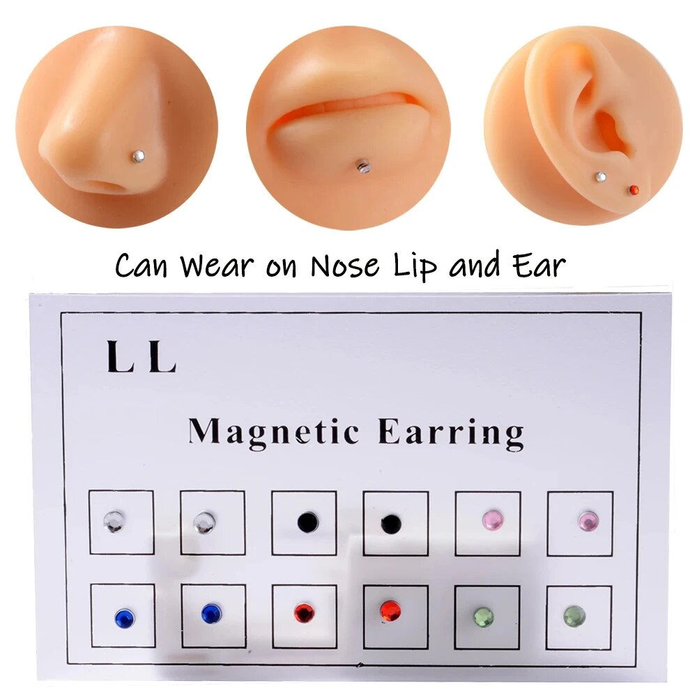 12PCS/Card Fake Cheater Non Pi - Body Jewelry Earrings recensie en prijs