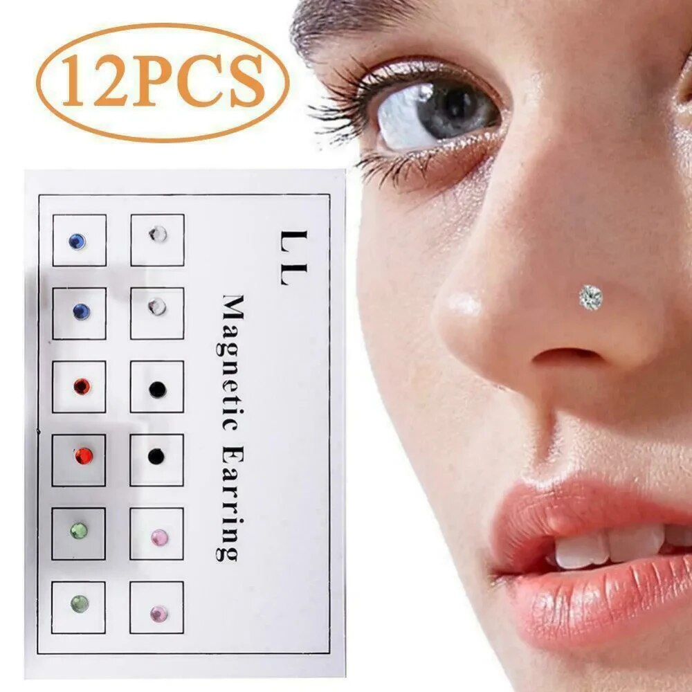 12PCS/Card Fake Cheater Non Pi - Body Jewelry Earrings recensie en prijs