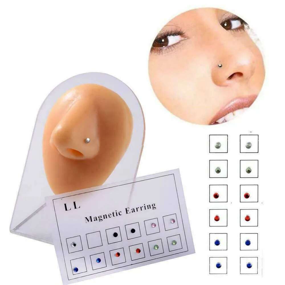 12PCS/Card Fake Cheater Non Pi - Body Jewelry Earrings recensie en prijs