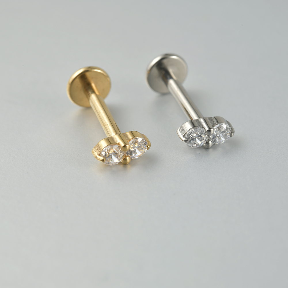 2-1PCS Titanium Daisy Sunflowe - Body Jewelry Threadless recensie en prijs