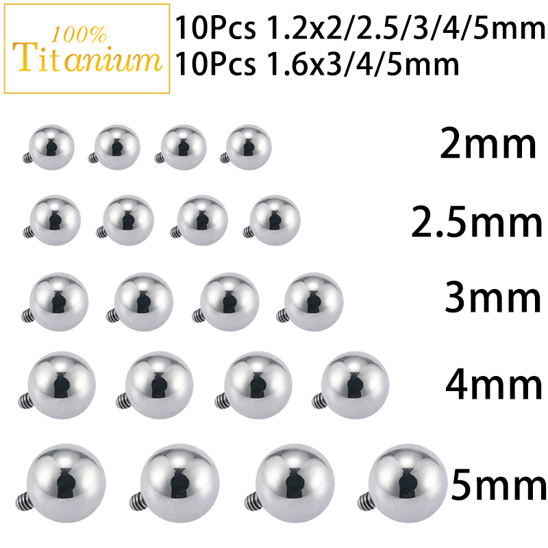 10Pc Implant Grade ASTM G23 Ti - Body Jewelry Implant Grade Titanium recensie en prijs