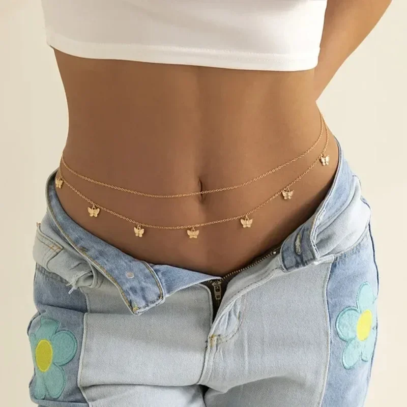 New Charm Sexy Double Layer Bu - Body Jewelry Waist recensie en prijs