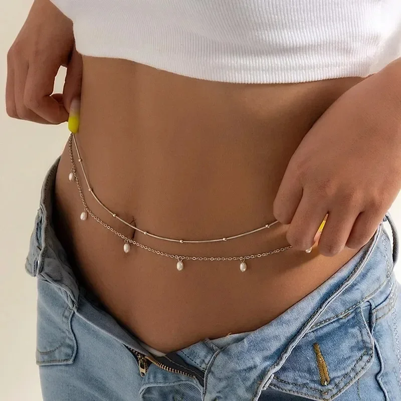 New Charm Sexy Double Layer Bu - Body Jewelry Waist recensie en prijs