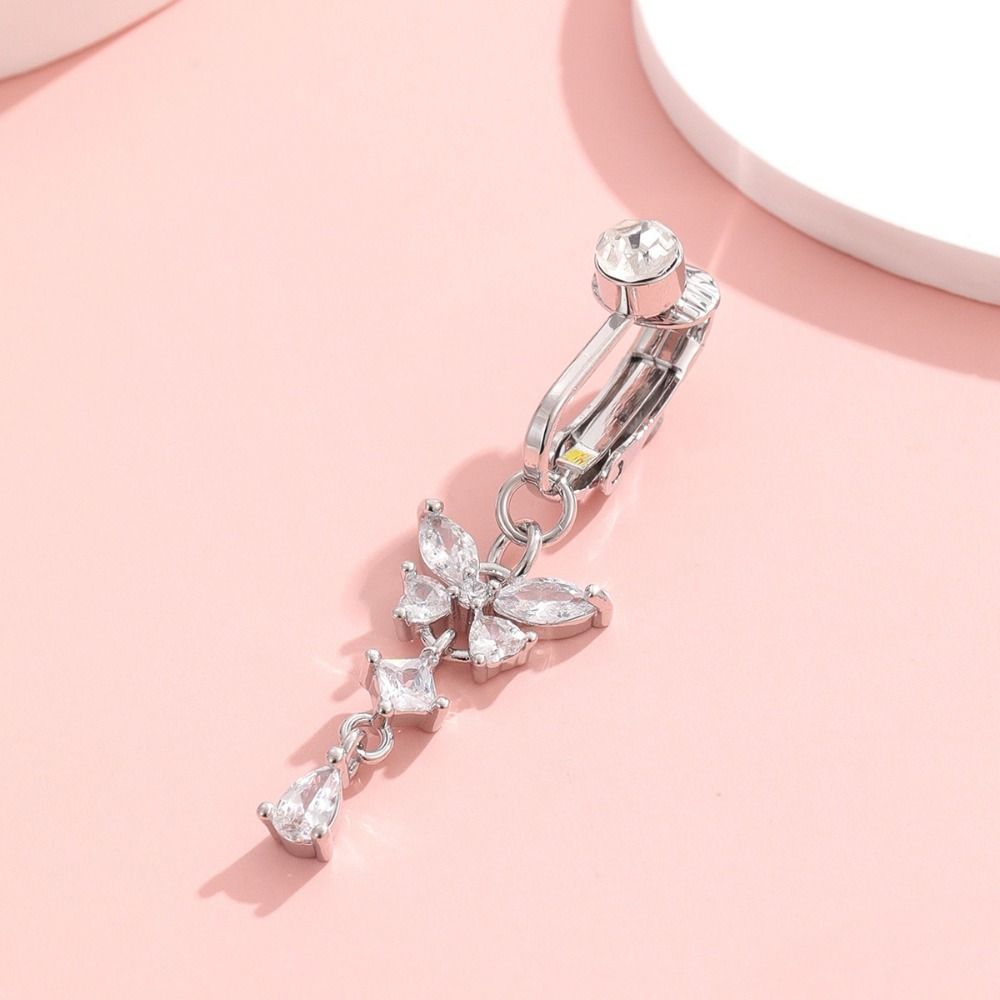 Butterfly Design Clip on Belly - Body Jewelry Belly Button Rings recensie en prijs