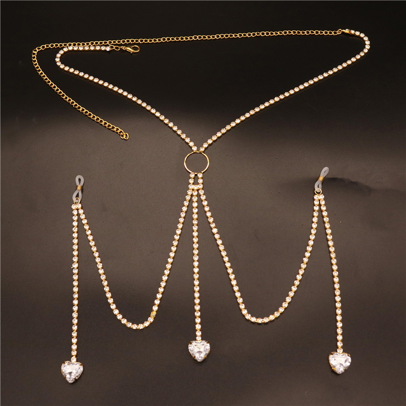 2023 New Fashion White Heart N - Body Jewelry Rhinestone recensie en prijs