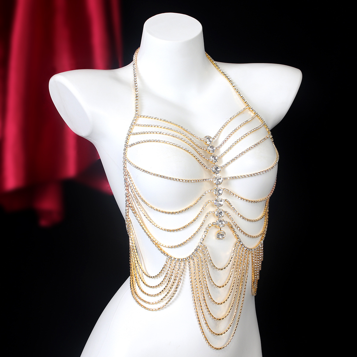 Luxurious Stripe Tassels Retro - Body Jewelry Rhinestone recensie en prijs