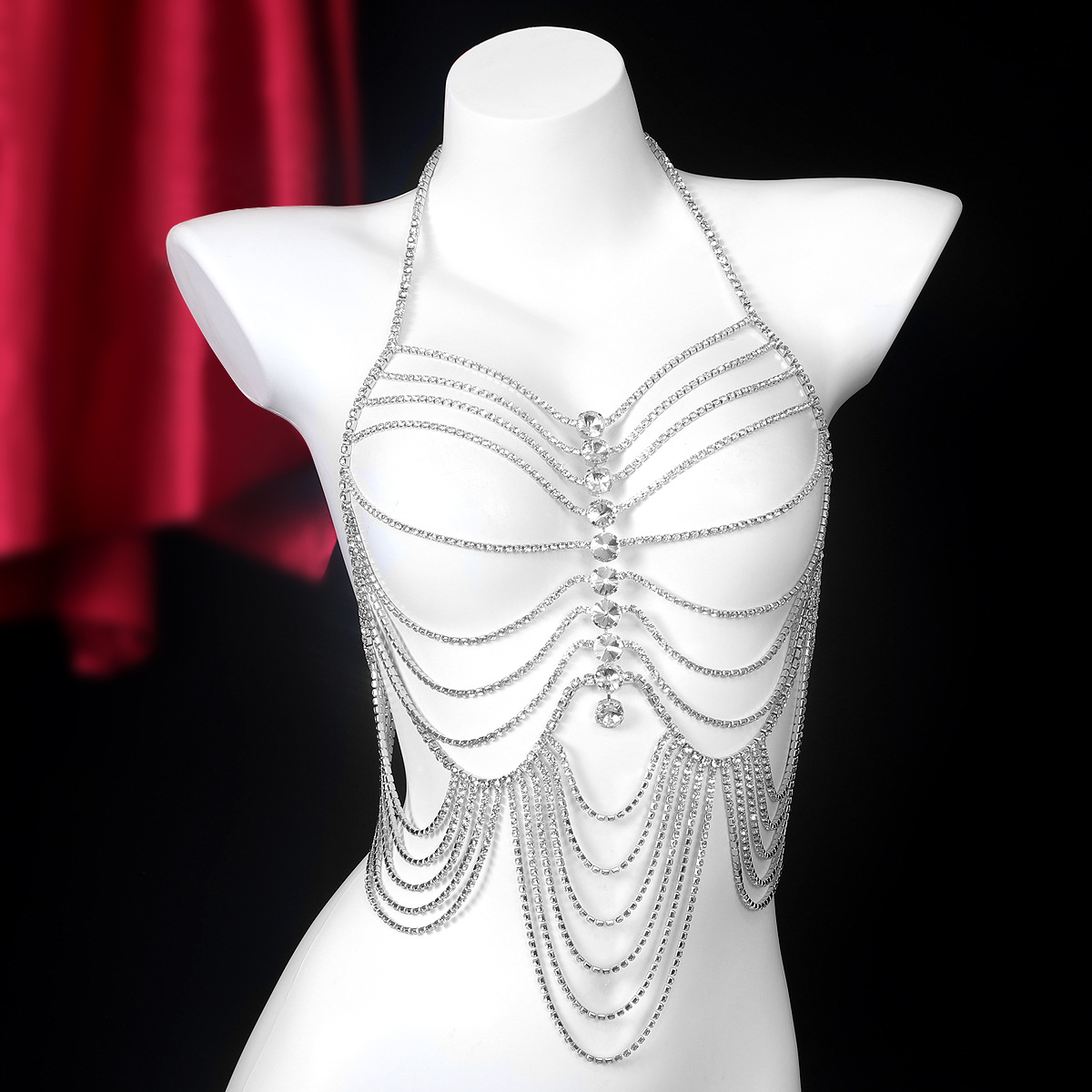 Luxurious Stripe Tassels Retro - Body Jewelry Rhinestone recensie en prijs