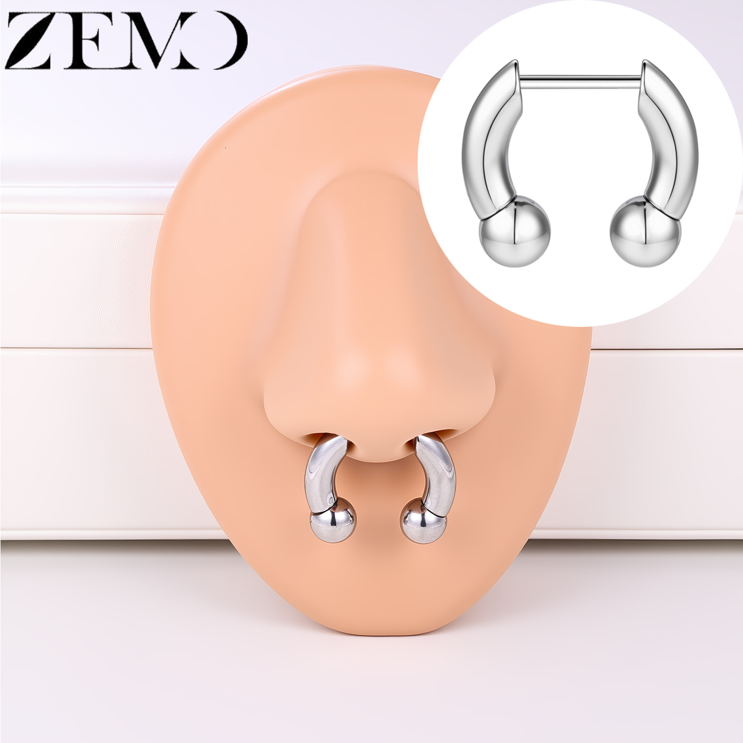 ZEMO 1 PC 16G Stainless Steel  - Body Jewelry Threadless recensie en prijs