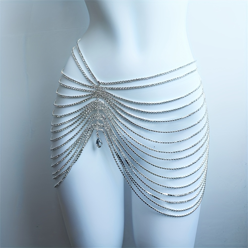1PCS Sexy Shiny Tassel Crystal - Body Jewelry Rhinestone recensie en prijs