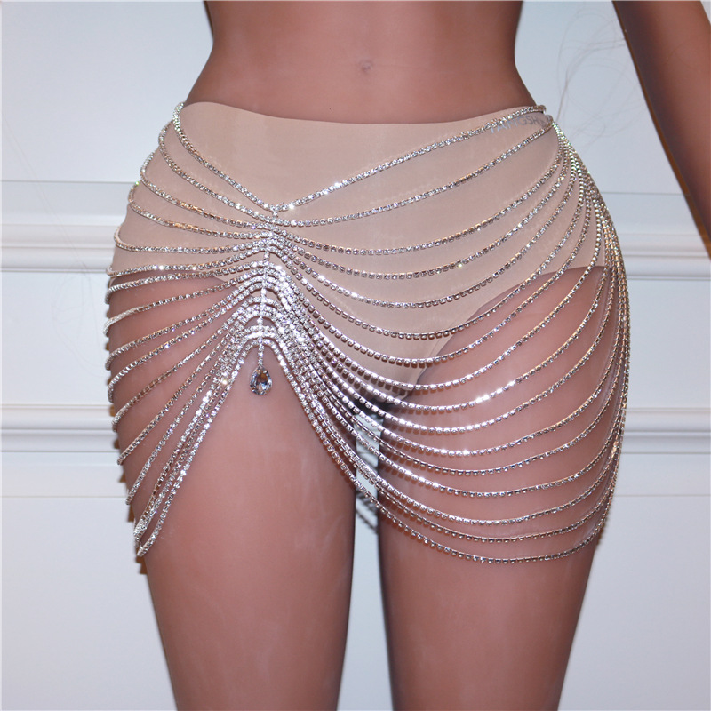 1PCS Sexy Shiny Tassel Crystal - Body Jewelry Rhinestone recensie en prijs