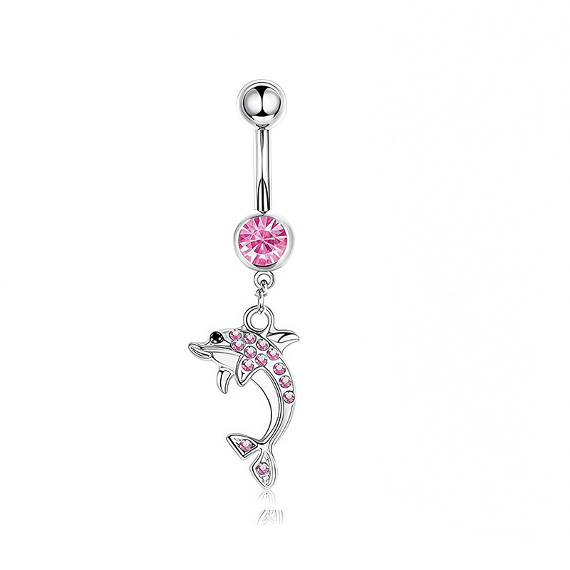 1PCS Pink Crown Belly Button R - Body Jewelry Belly Button Rings recensie en prijs
