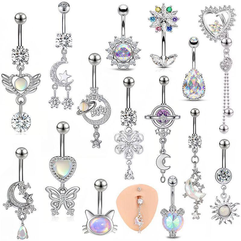 Colorful Y2K Stainless Steel Z - Body Jewelry Belly Button Rings recensie en prijs
