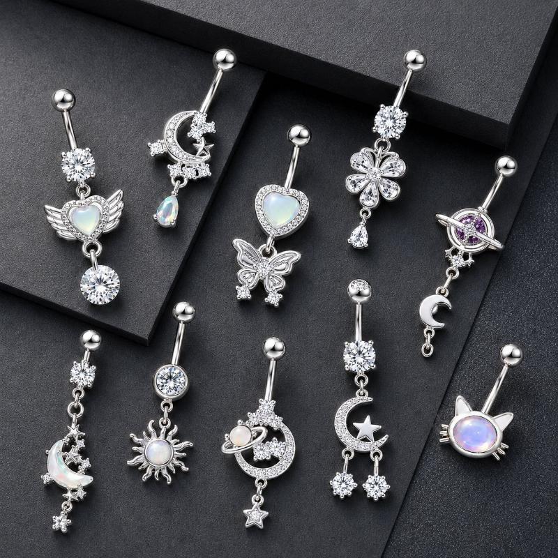 Colorful Y2K Stainless Steel Z - Body Jewelry Belly Button Rings recensie en prijs