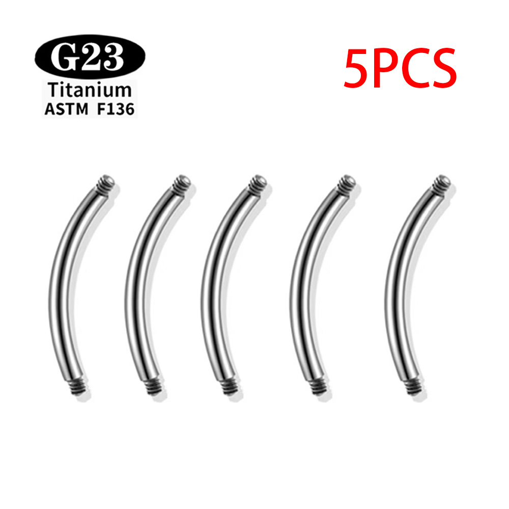 5 Pcs/Lot ASTM F136 Titanium I - Body Jewelry Internally Threaded recensie en prijs