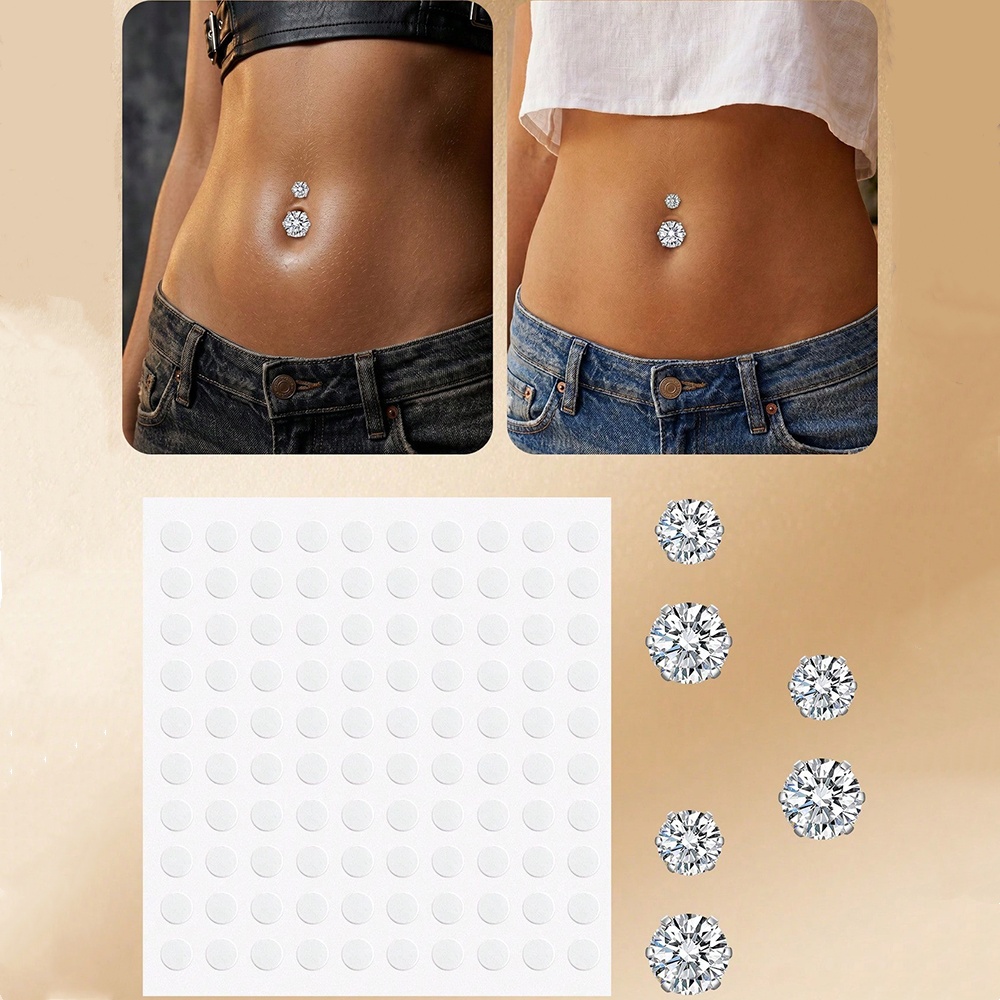 Fake Belly Piercing Cubic Zirc - Body Jewelry Belly Button Rings recensie en prijs