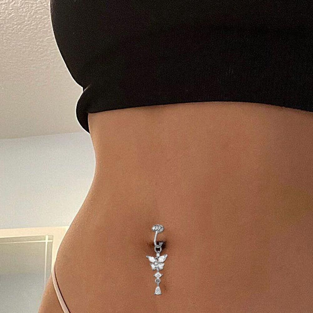 Butterfly Design Clip On Belly - Body Jewelry Belly Button Rings recensie en prijs