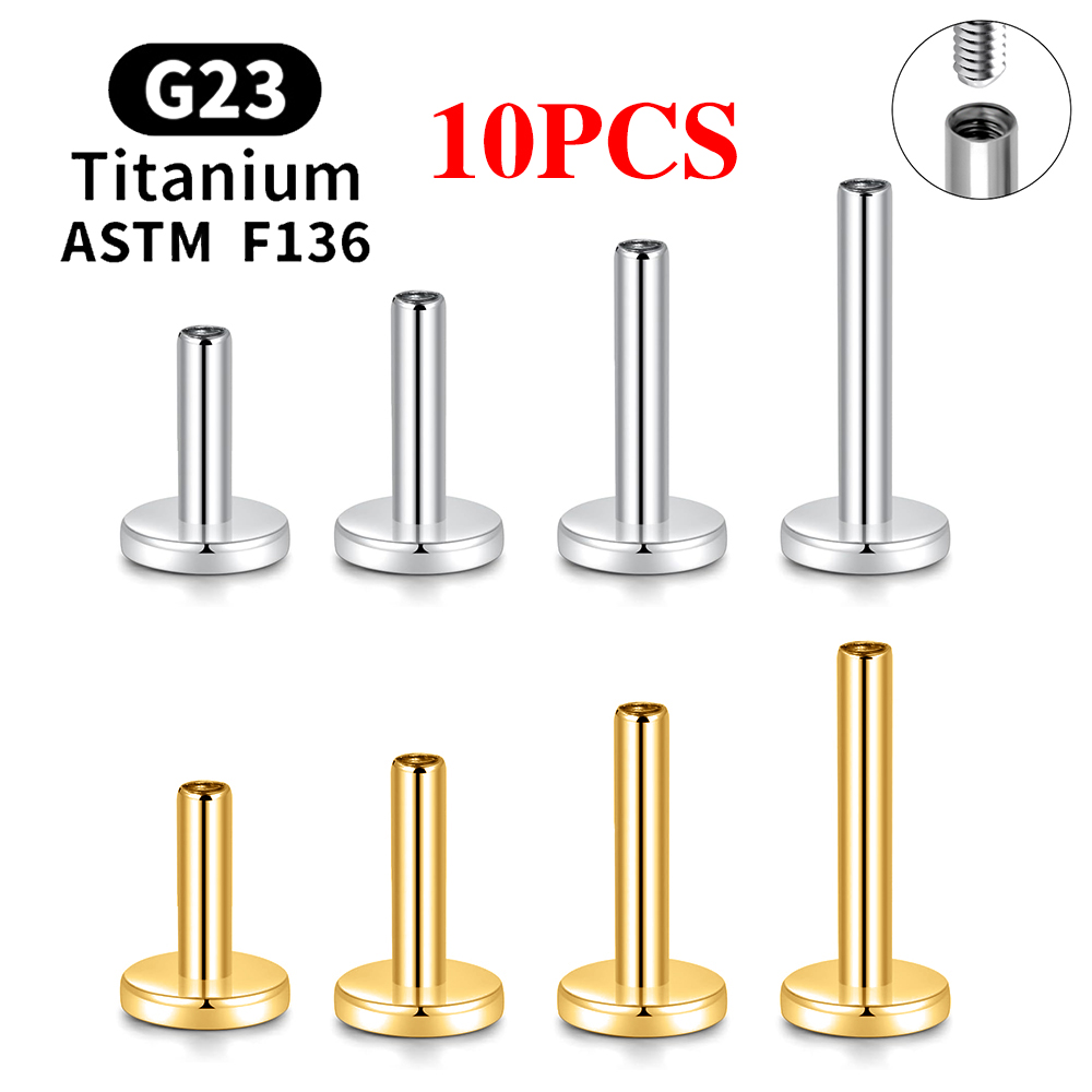 10PCS G23 Titanium Piercing In - Body Jewelry Internally Threaded recensie en prijs