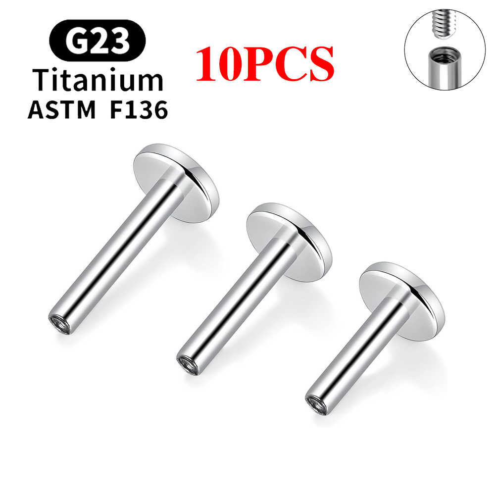 10PCS G23 Titanium Piercing In - Body Jewelry Internally Threaded recensie en prijs