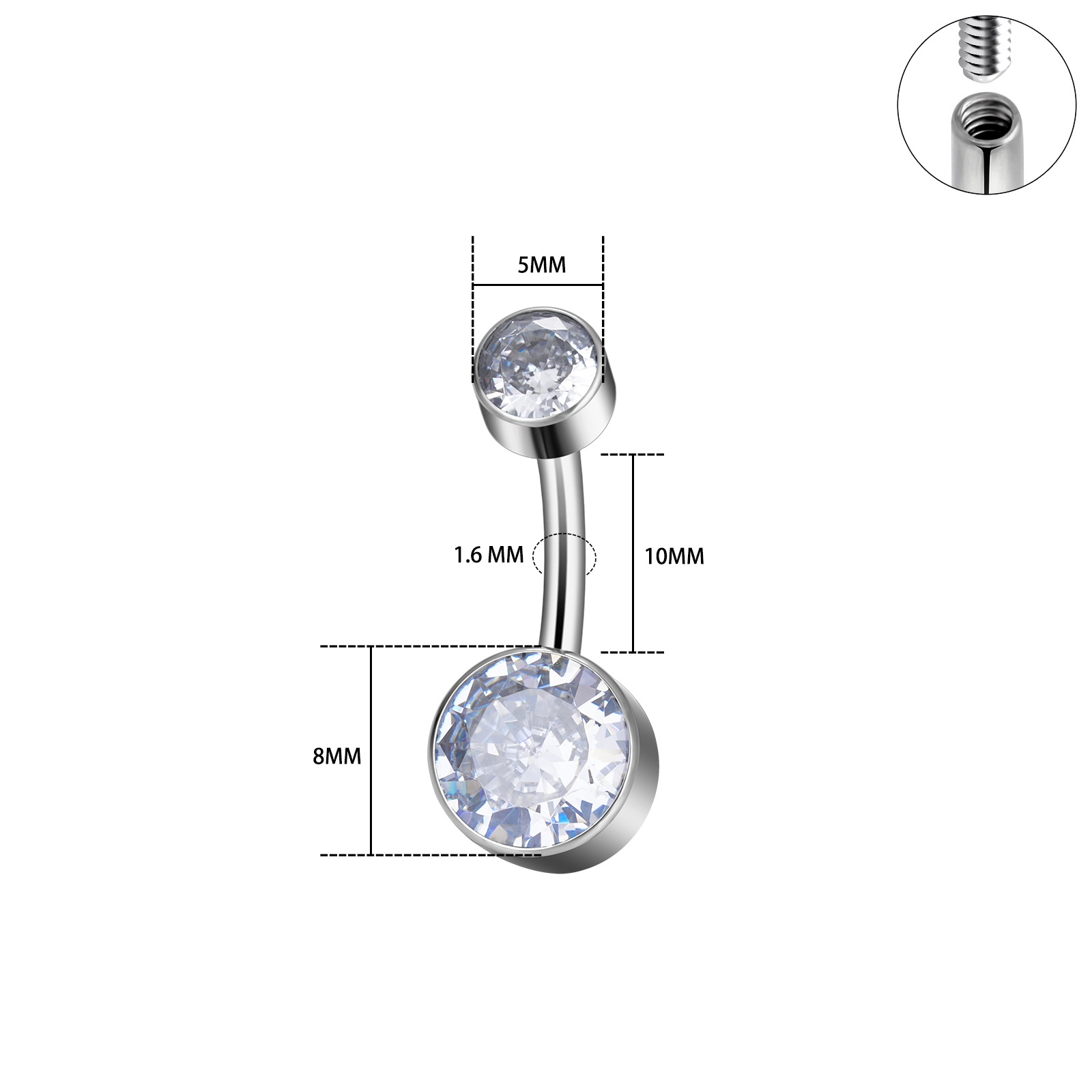 Implant Grade G23 Titanium 14G - Body Jewelry Implant Grade Titanium recensie en prijs