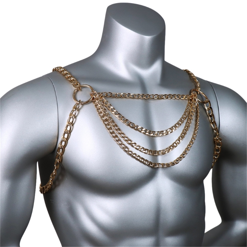 Men's Sexy Metal Body Chest Ch - Body Jewelry Harness recensie en prijs