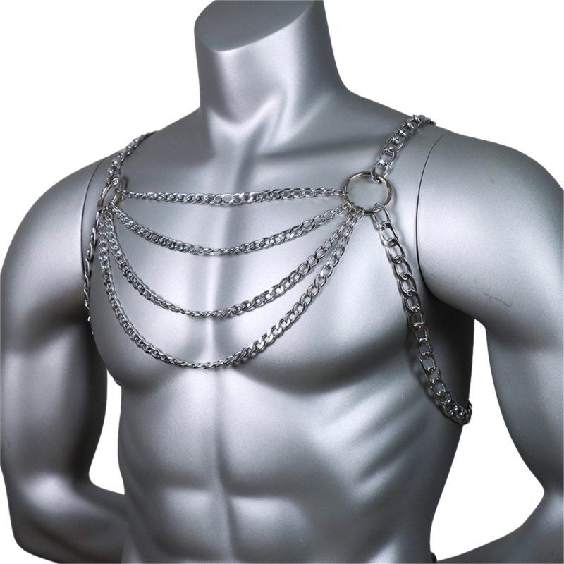 Men's Sexy Metal Body Chest Ch - Body Jewelry Harness recensie en prijs